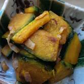 カボチャのカレーバター炒め