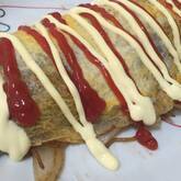 焼きそばオムレツ