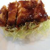 チキンのソースカツ丼