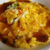 春キャベツと卵のあんかけ