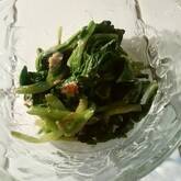 ほうれん草のおかかマヨ