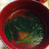ホウレン草のコンソメスープ