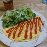 たっぷり玉ネギのオムレツ