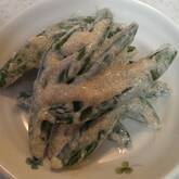 スナップエンドウの明太子マヨ和え