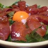 ぶり漬け丼 大根おろしをたっぷり添えて