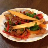 エリンギとベーコンのソース炒め