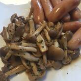 シメジのペペロンチーノ