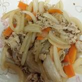 豚の黒糖ショウガ焼き