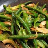 インゲンのみそ炒め