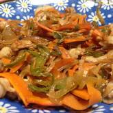 豚肉のケチャップ炒め