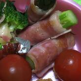 ベーコンのアスパラ巻き