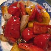 パプリカの焼き浸し