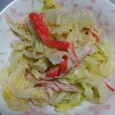 ゆでキャベツのゴママヨサラダ