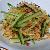 切干し大根の梅肉酢和え