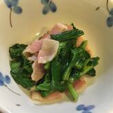 カブの葉の塩炒め