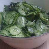 キュウリの酢の物