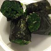 ほうれん草の磯辺巻き