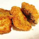 サーモンのチーズサンドフライ