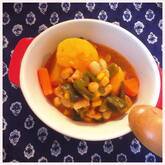 大豆と野菜のトマト煮込み