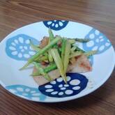 アスパラガスの中華炒め