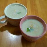 やさしい味！ホタテ風味のミルクポタージュ