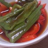 ピーマンの焼き浸し