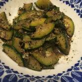 ズッキーニの炒めナムル