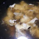 ワカメと卵のスープ