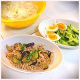 ナスと豚肉の味噌炒め