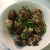 アサリのシンプル酒蒸し