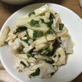 鶏ささみの梅ジソ和え