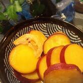 サツマイモのハチミツレモン煮
