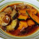 大量消費にも！なすとかぼちゃの焼き浸し