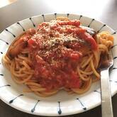 簡単絶品！ツナとナスのトマトソースパスタ