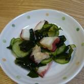 タコとキュウリの酢の物