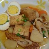 寒い日の定番！牛すじ入りおでん