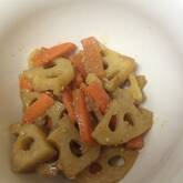 レンコンとニンジンのきんぴら