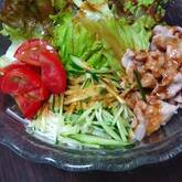豚しゃぶのサラダ素麺
