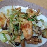 鶏肉のみそ炒め