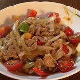 豚肉の甘酢炒め