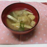 ナスと大葉のみそ汁