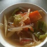 たっぷり野菜のコンソメスープ 簡単で気軽に食べたい