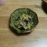 ホウレン草の納豆和え