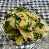 キュウリの酢みそ和え