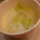 玉ネギのミルクスープ