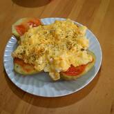 ジャガイモとろとろ卵がけ