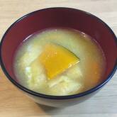 カボチャのみそ汁