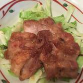 鶏肉のみそ照り焼き