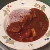 サバと野菜のカレー