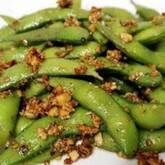 枝豆のガーリック炒め